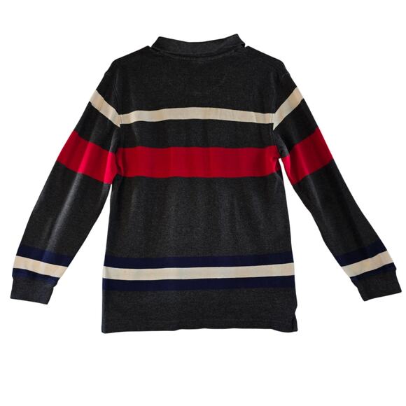 Y2K GAP Kids Striped Collared Long Sleeve Shirt Size L (10) - Picture 2 of 9